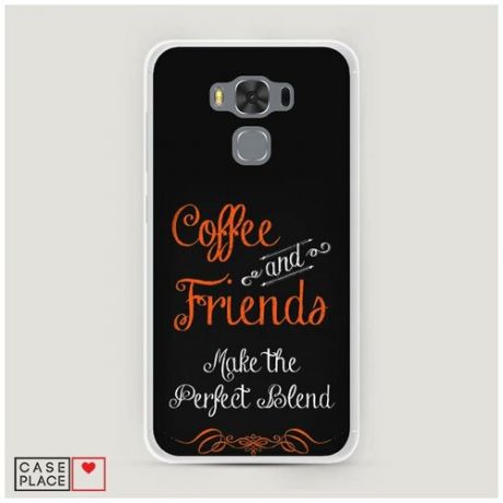 Силиконовый чехол "Coffee and friends" на Asus Zenfone 3 Max ZC553KL / Асус Зенфон 3 Макс ZC553KL