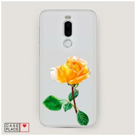 Силиконовый чехол "Желтая роза" на Meizu X8 / Мейзу Х8