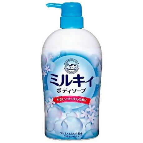 COW Мыло пенка для тела с ароматом цветочного мыла. Milky foam gentle soap, 600 мл.