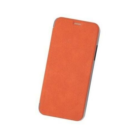 BoraSCO Чехол-книжка BoraSCO Book Case для iPhone X оранжевый