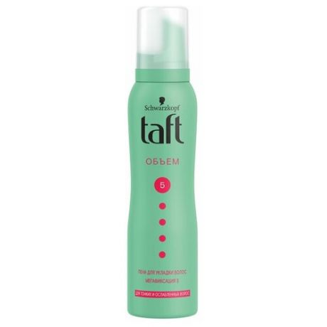 Тафт / Taft - Пена для укладки волос Объем Мегафиксация 150 мл