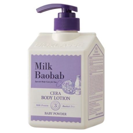Milk Baobab Лосьон для тела Cera Body Lotion Baby Powder, 600 мл