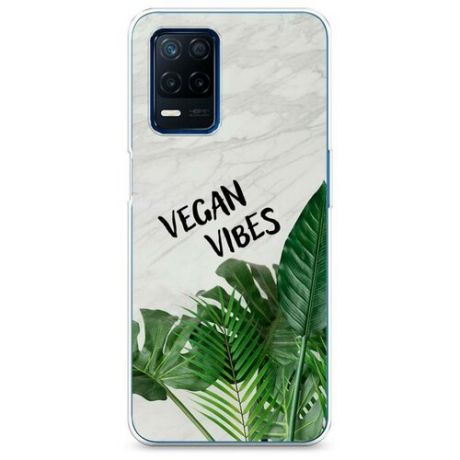 Силиконовый чехол "Vegan vibes" на Realme и Oppo Realme Narzo 30 5G / Реалми Нарзо 30 5G