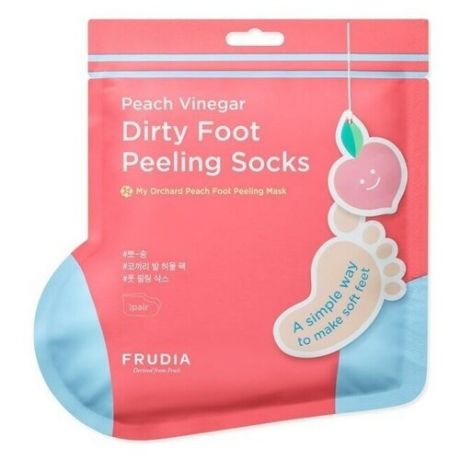 Маска-носочки для педикюра FRUDIA с ароматом персика - My Orchard Peach Foot Peeling Mask