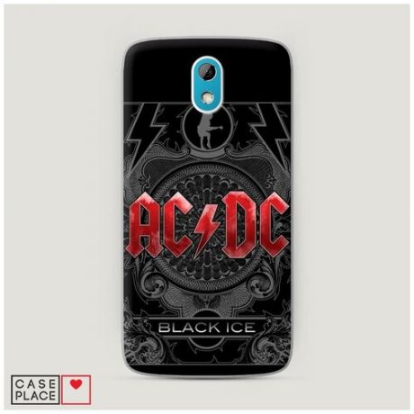 Пластиковый чехол "Альбом Black Ice" на HTC HTC Desire 526G (Dual) / Эйчтиси Дизаер 526
