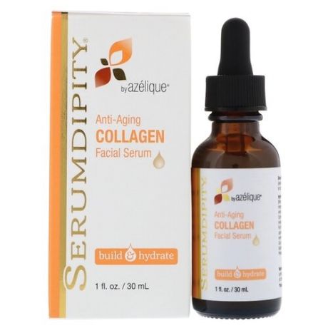 Сыворотка Azelique Serumdipity Anti-Aging Collagen Facial Serum с коллагеном антивозрастная для лица и шеи, 30 мл