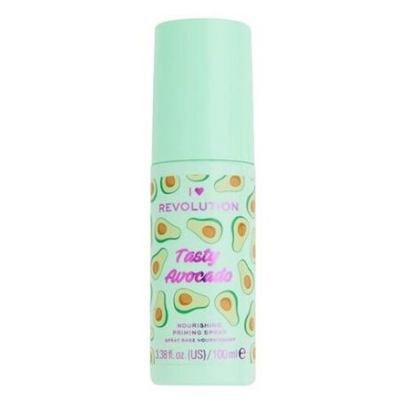 REVOLUTION База под макияж I Heart Revolution Tasty Avocado Nourishing Priming Spray, 100 мл, бесцветный