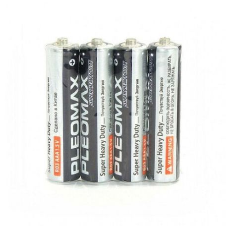 Батарейки Pleomax R03 Super Heavy Duty SR4 (60шт)