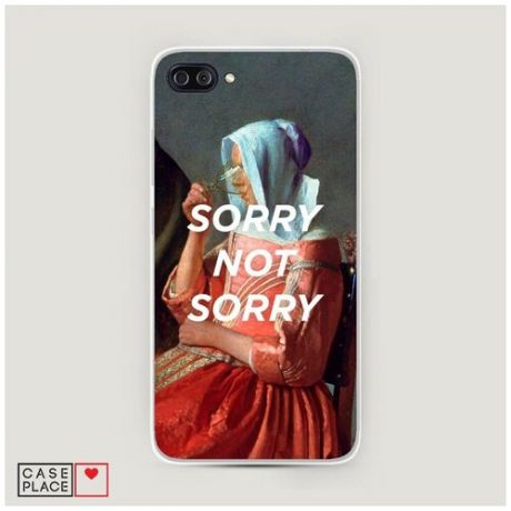 Силиконовый чехол "Sorry not sorry" на Asus Zenfone 4 Max ZC554KL / Асус Зенфон 4 Макс ZC554kl