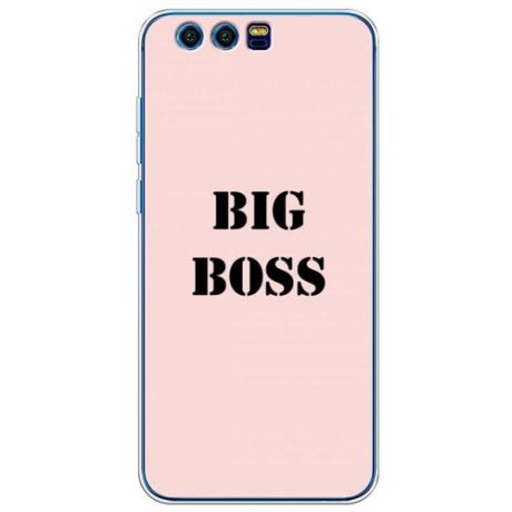 Силиконовый чехол "Big boss на розовом" на Honor 9 / Хонор 9