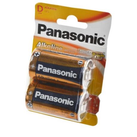 Panasonic Батарейка Panasonic Alkaline Power LR20APB/2BP, 2шт