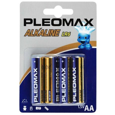 (АА) Элемент питания Samsung Pleomax LR6-4BL 8801790335103