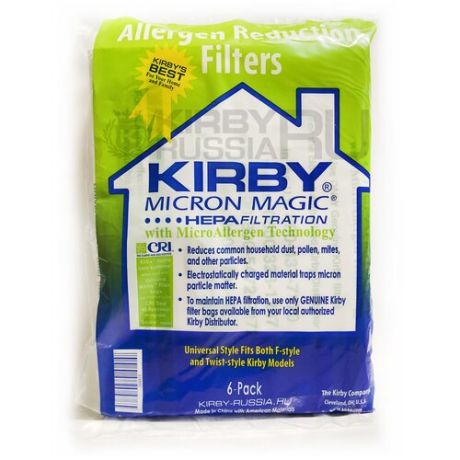 Мешки для пылесоса Кирби, Kirby Micron Magic, универсальные, 6 штук