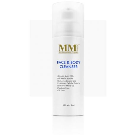 Face & Body Cleanser 20% - Очищающий гель для лица и тела с гликолевой кислотой (20%), 150 мл