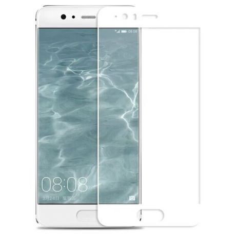 Защитное стекло на Huawei P10, Silk Screen 2.5D, белый