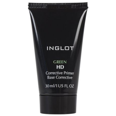 Inglot Основа под макияж HD Corrective Primer, 30 мл, green 07