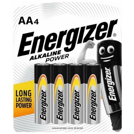 Элемент питания алкалиновый ENR POWER E91 BP4 (блист.4шт) Energizer E300132907H, 1УП.4 шт.