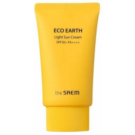 Солнцезащитный крем The SAEM Eco Earth Light Sun Cream SPF 50+ PA++++ (50 гр)