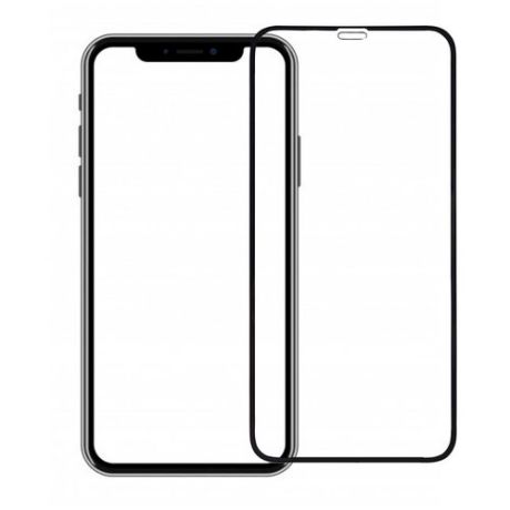 Защитное стекло для экрана AUZER 3D Apple iPhone Х/Xs/11 Pro Full Glue белая рамка, закругленный край (AG3-AIХWT)