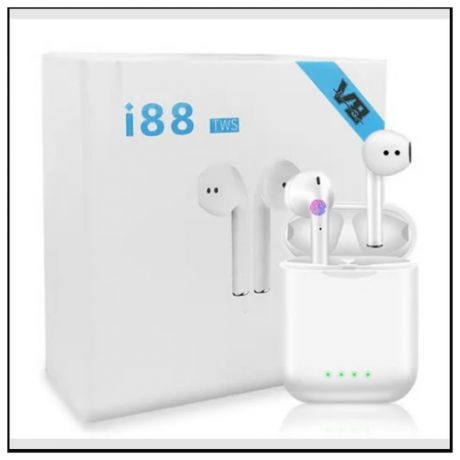 Беспроводные наушники TWS i88 BLUETOOTH HEADSET Hi-Res AUDIO(белый)