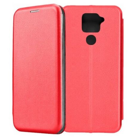 Чехол-книжка Fashion Case для Xiaomi Redmi Note 9 красный