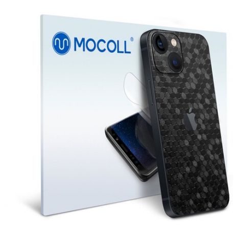 Гидрогелевая защитная пленка MOCOLL для задней панели Apple iPhone 13 Mini Тень соты