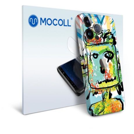 Гидрогелевая защитная пленка MOCOLL для задней панели Apple iPhone 13 Pro Max Рисунок портрет