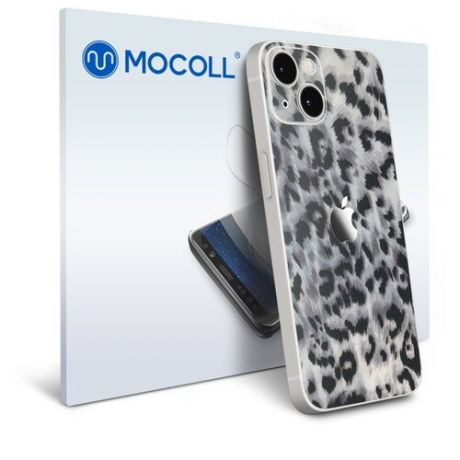 Гидрогелевая защитная пленка MOCOLL для задней панели (Half Cover) Apple iPhone 13 Снежный барс