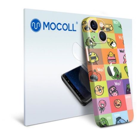 Гидрогелевая защитная пленка MOCOLL для задней панели Apple iPhone 13 Mini Рисунок овощи