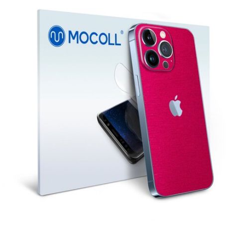 Гидрогелевая защитная пленка MOCOLL для задней панели (Half Cover) Apple iPhone 13 Pro Max Металлик Розовый