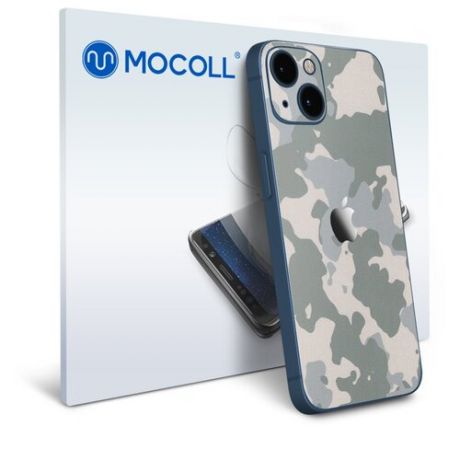 Гидрогелевая защитная пленка MOCOLL для задней панели (Half Cover) Apple iPhone 13 Хаки Серый