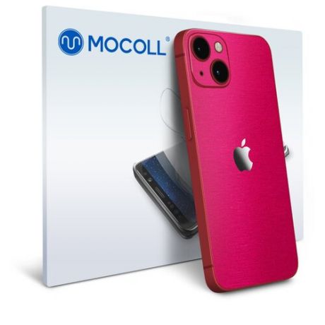 Гидрогелевая защитная пленка MOCOLL для задней панели (Half Cover) Apple iPhone 13 Металлик Розовый