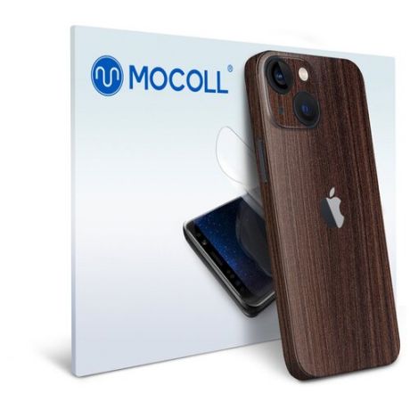 Гидрогелевая защитная пленка MOCOLL для задней панели Apple iPhone 13 Mini Дерево Ясень Шимо