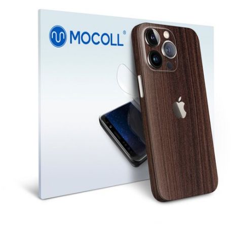 Гидрогелевая защитная пленка MOCOLL для задней панели Apple iPhone 13 Pro Дерево Ясень Шимо
