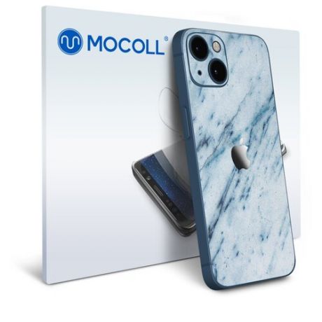 Гидрогелевая защитная пленка MOCOLL для задней панели (Half Cover) Apple iPhone 13 Mini Мрамор