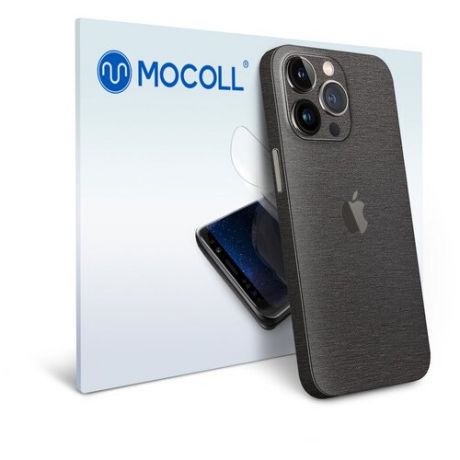 Гидрогелевая защитная пленка MOCOLL для задней панели Apple iPhone 13 Pro Металлик Черный