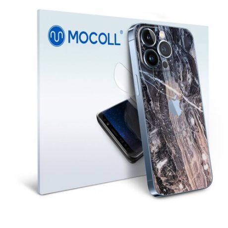 Гидрогелевая защитная пленка MOCOLL для задней панели (Half Cover) Apple iPhone 13 Pro Max Камень Серый