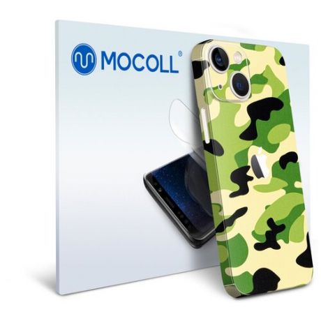 Гидрогелевая защитная пленка MOCOLL для задней панели Apple iPhone 13 Mini Хаки Зеленый