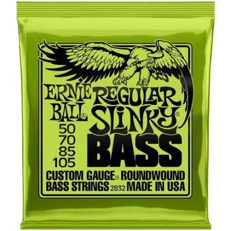 Ernie Ball - Струны для бас-гитары 2833 Nickel Wound Bass Hybrid Slinky (45-65-85-105)