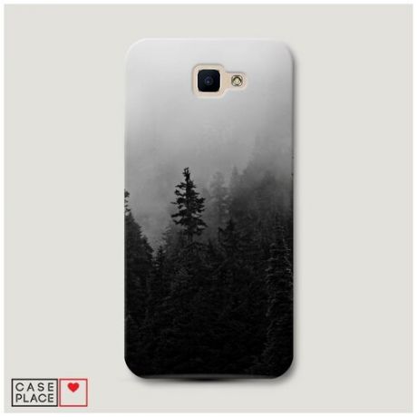 Чехол Пластиковый Samsung Galaxy J5 Prime 2016 Туманный лес