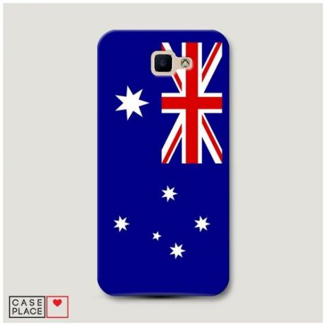 Чехол Пластиковый Samsung Galaxy J5 Prime 2016 Флаг Австралии 2