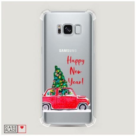 Чехол силиконовый Противоударный Samsung Galaxy S8 Happy New Year