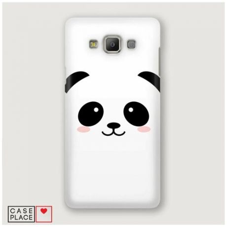 Чехол Пластиковый Samsung Galaxy Grand Prime Улыбка панды