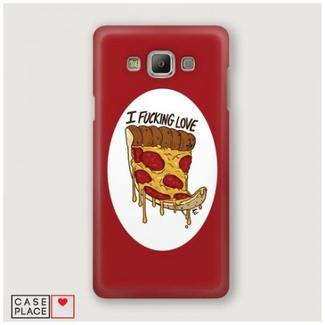 Чехол Пластиковый Samsung Galaxy Grand Prime I fucking love pizza