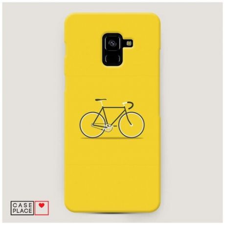Чехол Пластиковый Samsung Galaxy A8 Plus 2018 Хобби велосипед 1