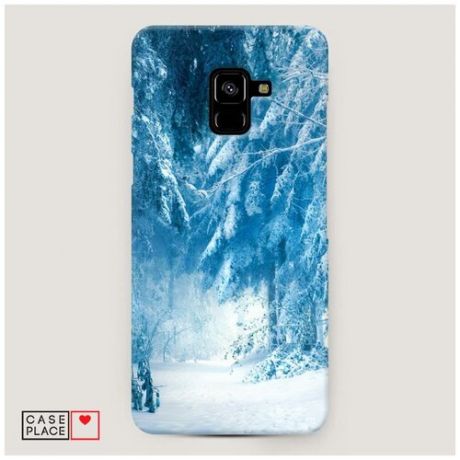 Чехол Пластиковый Samsung Galaxy A8 Plus 2018 Зима 10