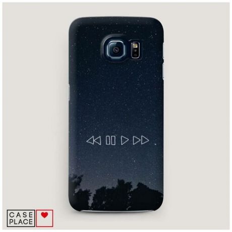 Чехол Пластиковый Samsung Galaxy S6 Космическая музыка