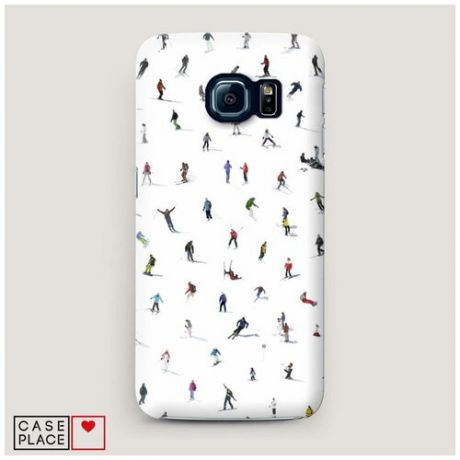 Чехол Пластиковый Samsung Galaxy S6 Хобби лыжи