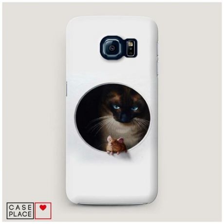 Чехол Пластиковый Samsung Galaxy S6 Кошки мышки