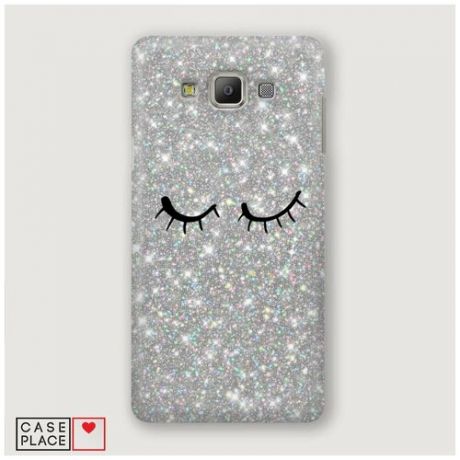 Чехол Пластиковый Samsung Galaxy Grand Prime Silver sparkle eyes